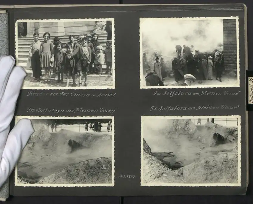 Fotoalbum mit 154 Fotografien, Ansicht Palästina, Orientreise 1937 Conte di Savoia, Ägypten, Haifa, Nazareth, Gizeh 5