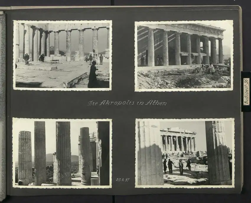 Fotoalbum mit 154 Fotografien, Ansicht Palästina, Orientreise 1937 Conte di Savoia, Ägypten, Haifa, Nazareth, Gizeh 7