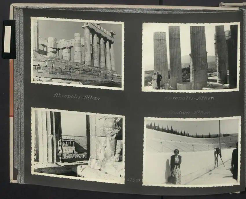 Fotoalbum mit 154 Fotografien, Ansicht Palästina, Orientreise 1937 Conte di Savoia, Ägypten, Haifa, Nazareth, Gizeh 8