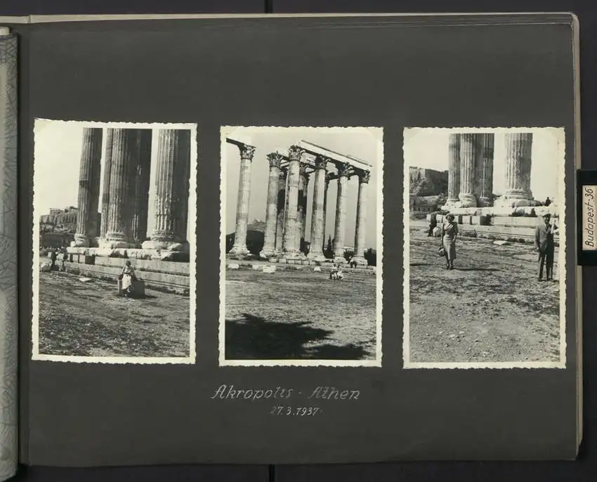 Fotoalbum mit 154 Fotografien, Ansicht Palästina, Orientreise 1937 Conte di Savoia, Ägypten, Haifa, Nazareth, Gizeh 9