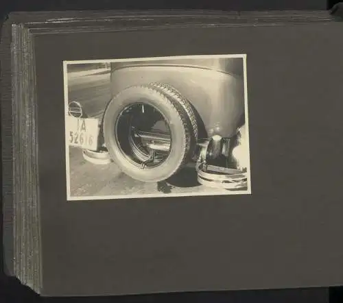 Fotoalbum mit 70 Fotografien, LZ 127 Graf Zeppelin in Berlin Tempelhof 1931, Trauerzug für Franz Lenk & Paul Anlauf