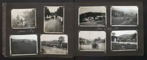 Fotoalbum mit 158 Fotografien, Ansicht Mauer / Pilchowice, Reise mit Motorrad D-Rad, Riesengebirge, Querseiffen 1930-32