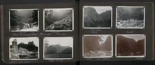 Fotoalbum mit 158 Fotografien, Ansicht Mauer / Pilchowice, Reise mit Motorrad D-Rad, Riesengebirge, Querseiffen 1930-32