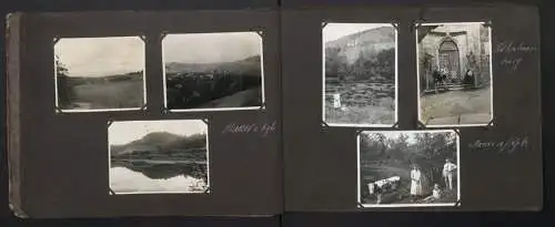 Fotoalbum mit 158 Fotografien, Ansicht Mauer / Pilchowice, Reise mit Motorrad D-Rad, Riesengebirge, Querseiffen 1930-32