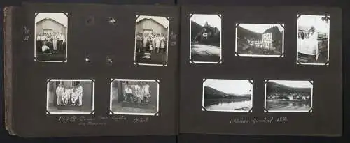 Fotoalbum mit 158 Fotografien, Ansicht Mauer / Pilchowice, Reise mit Motorrad D-Rad, Riesengebirge, Querseiffen 1930-32