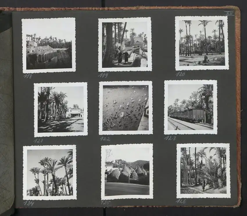 Fotoalbum mit 195 Fotografien, Ansicht Barcelona, Reise Schweiz-Spanien mit Autozug, Italien mit Grenze 13