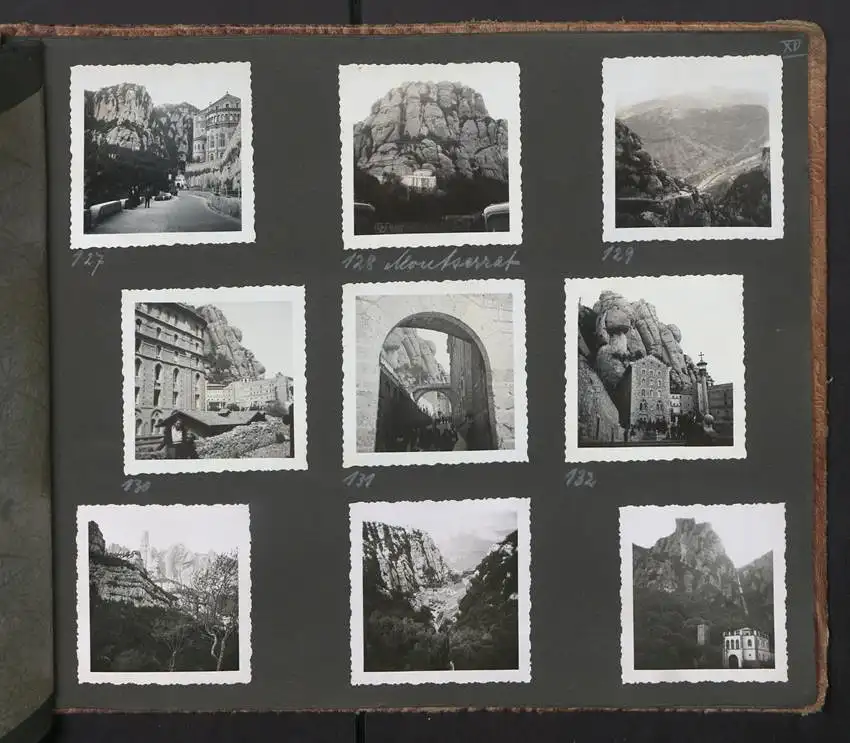 Fotoalbum mit 195 Fotografien, Ansicht Barcelona, Reise Schweiz-Spanien mit Autozug, Italien mit Grenze 14