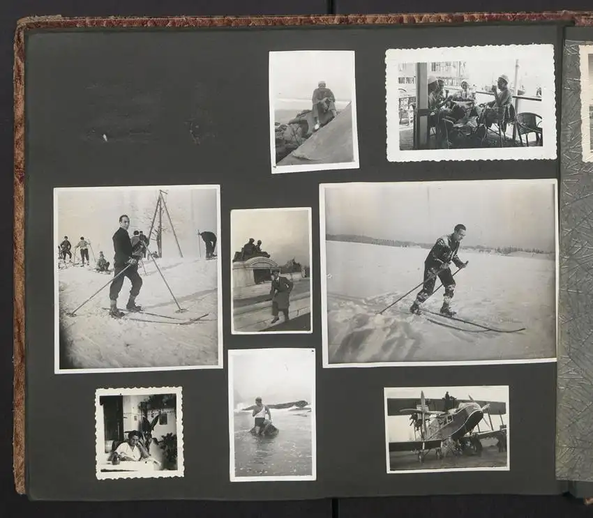 Fotoalbum mit 195 Fotografien, Ansicht Barcelona, Reise Schweiz-Spanien mit Autozug, Italien mit Grenze 15