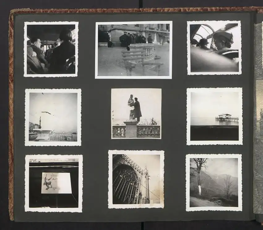 Fotoalbum mit 195 Fotografien, Ansicht Barcelona, Reise Schweiz-Spanien mit Autozug, Italien mit Grenze 17