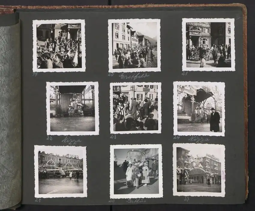 Fotoalbum mit 195 Fotografien, Ansicht Barcelona, Reise Schweiz-Spanien mit Autozug, Italien mit Grenze 2