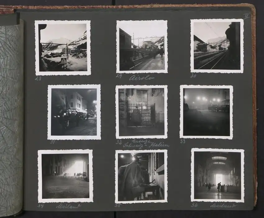 Fotoalbum mit 195 Fotografien, Ansicht Barcelona, Reise Schweiz-Spanien mit Autozug, Italien mit Grenze 3