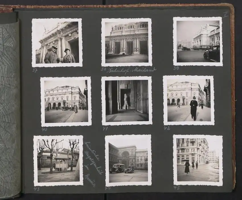 Fotoalbum mit 195 Fotografien, Ansicht Barcelona, Reise Schweiz-Spanien mit Autozug, Italien mit Grenze 4