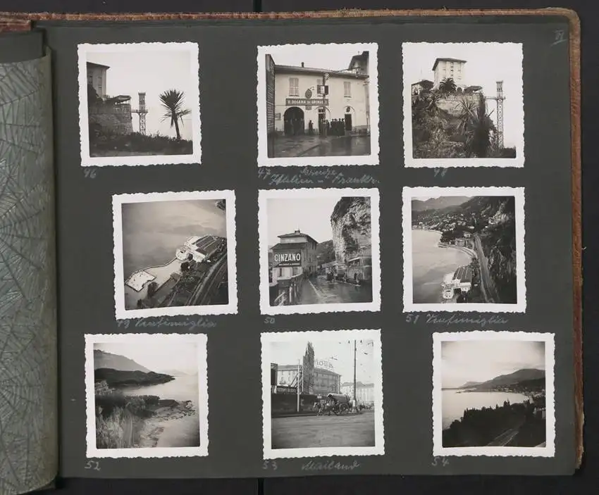 Fotoalbum mit 195 Fotografien, Ansicht Barcelona, Reise Schweiz-Spanien mit Autozug, Italien mit Grenze 5