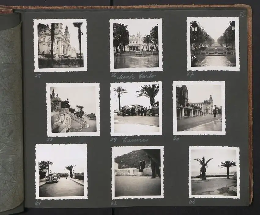 Fotoalbum mit 195 Fotografien, Ansicht Barcelona, Reise Schweiz-Spanien mit Autozug, Italien mit Grenze 6