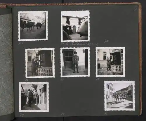 Fotoalbum mit 195 Fotografien, Ansicht Barcelona, Reise Schweiz-Spanien mit Autozug, Italien mit Grenze