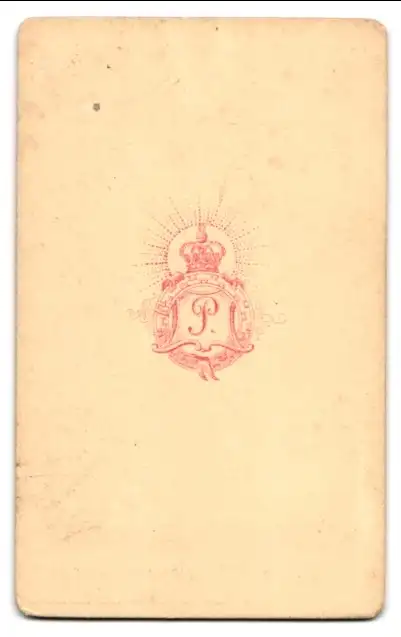 2 Fotografien Prinzessin Maria Anna von Anhalt-Dessau und ihr Mann Prinz Friedrich Carl von Preussen 3