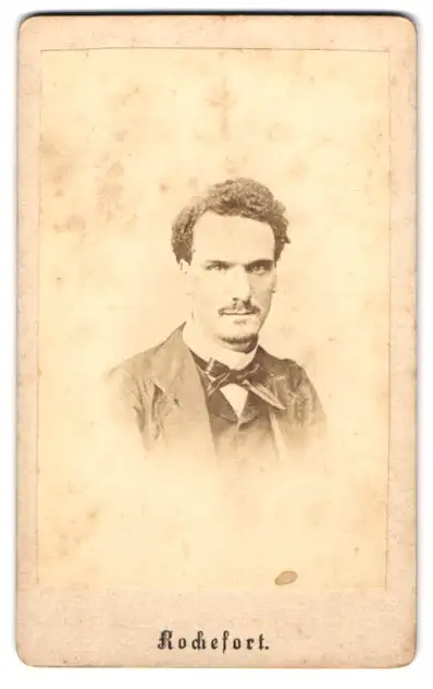 Fotografie unbekannter Fotograf und Ort, Portrait Henri Rochefort, französischer Schriftsteller 0