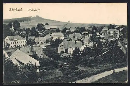 AK Eberbach / Jagst, Blick auf das Mitteldorf