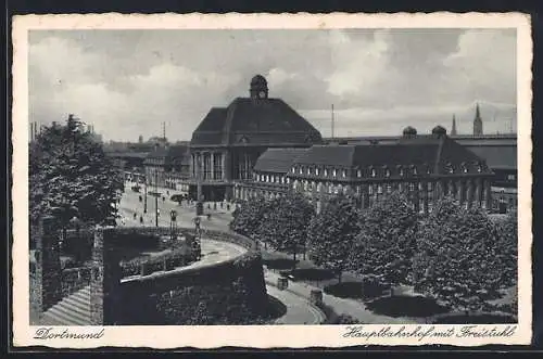 AK Dortmund, Hauptbahnhof mit Freistuhl