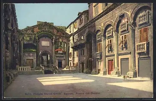 AK Split, Plokata Stolne Crkve, Spalato, Piazza del Duomo