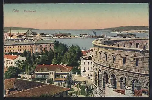 AK Pola, Arena mit Hafen