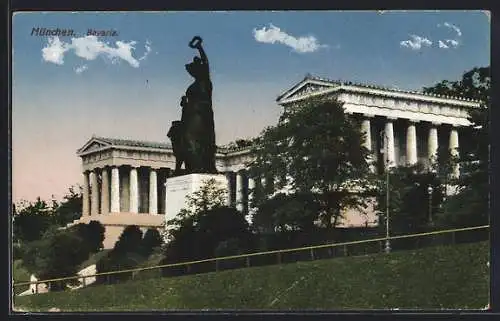 AK München, Bavaria und Ruhmeshalle