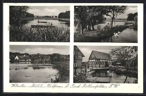 AK Helfern b. Bad Rothenfelde, Kinderkurheim Kloster-Mühle am See