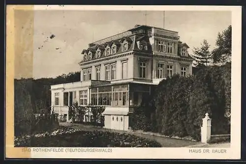 AK Bad Rothenfelde, Kurhotel Haus Dr. Bauer