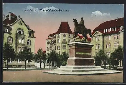 AK Osnabrück, Kaiser-Wilhelm-Denkmal