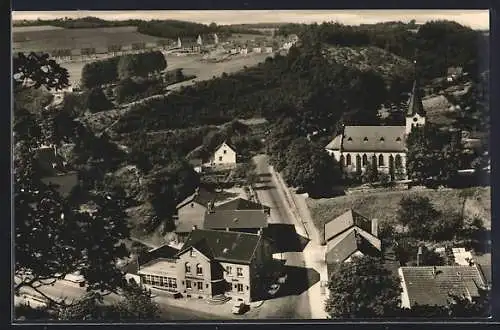 AK Oberrahmede /Altena, Ev. Vereinshaus Hüttebräucker und Ort aus der Vogelschau