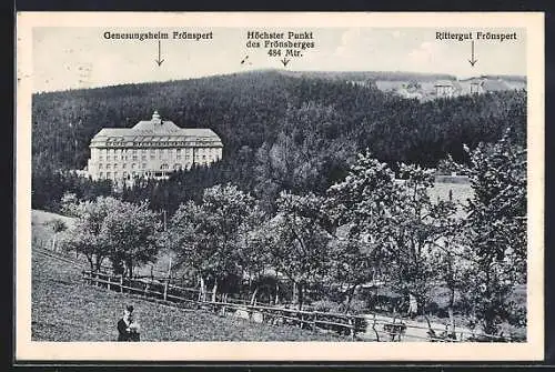 AK Hemer / Westf., Genesungsheim Frönspert, Frönsberg, Rittergut Frönspert