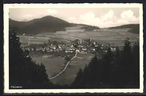 AK Kleinern, Ortsansicht aus der Vogelschau