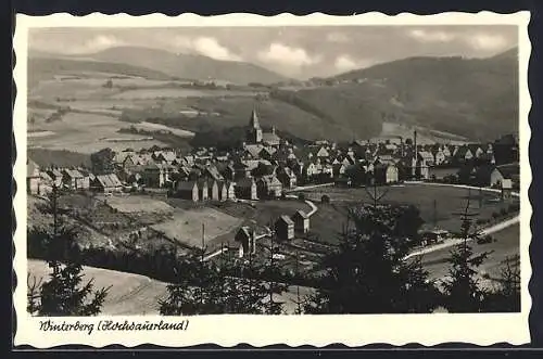 AK Winterberg /Hochsauerland, Ortsansicht aus der Vogelschau