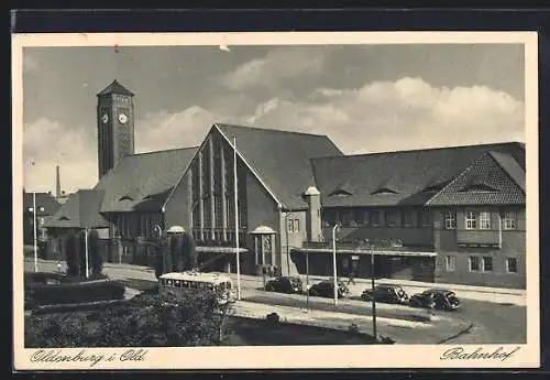 AK Oldenburg / O., Bahnhof