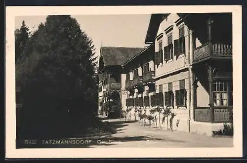 AK Tatzmannsdorf /Stmk., Hotel im Sonnenschein
