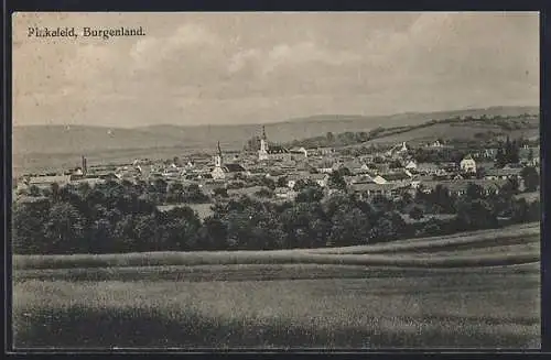 AK Pinkafeld /Burgenland, Ortsansicht aus der Vogelschau