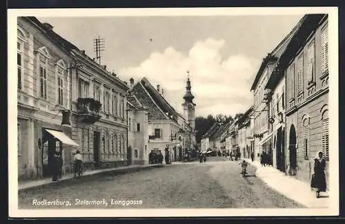 AK Radkersburg, Partie an der Langgasse