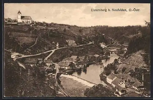 AK Unternberg b. Neufelden, Panorama