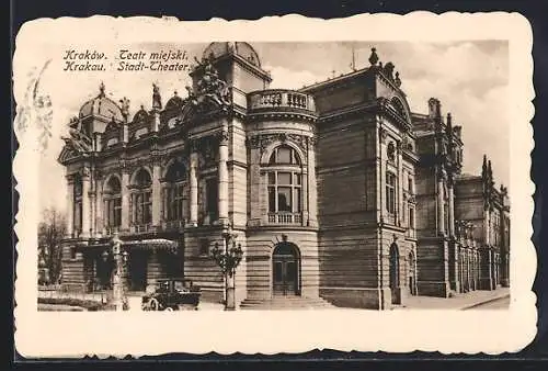 AK Krakau-Krakow, Stadtheater