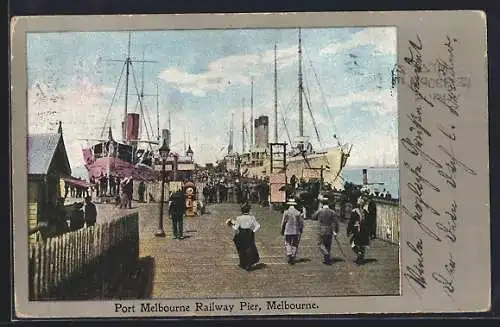 AK Melbourne, Port Melbourne Railway Pier