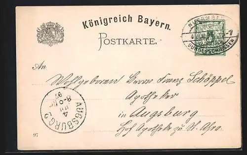 Künstler-AK Paul Ritter: Nürnberg, XII. Deutsches Bundesschiessen 1897