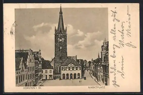 AK Dorsten, auf dem Marktplatz