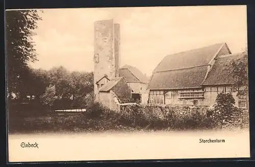 AK Einbeck, Blick auf den Storchenturm