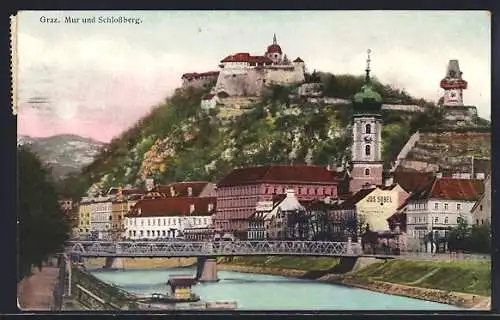 AK Graz, Mur und Schlossberg