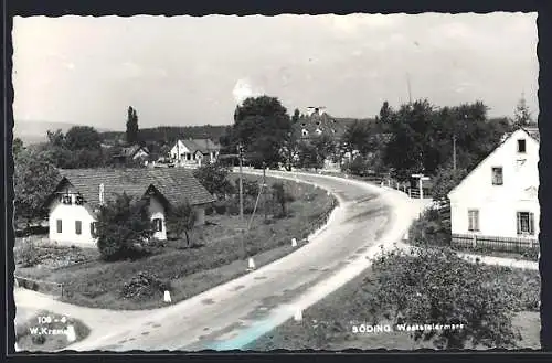 AK Söding /Weststeiermark, Strassenpartie mit Wohnhäusern