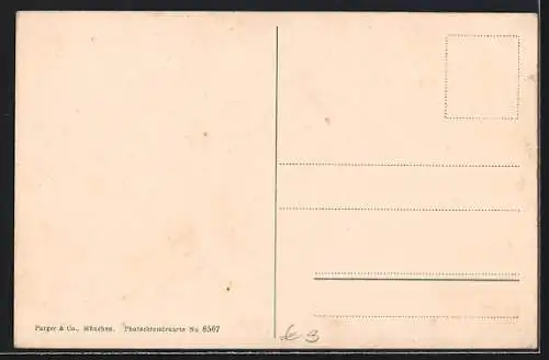 AK Kapfenberg, Teilansicht aus der Vogelschau