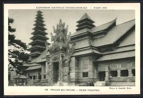 AK Paris, Exposition Coloniale Internationale 1931, Pavillon des Pays-Bas, Ausstellung