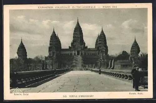 AK Paris, Exposition coloniale internationale 1931, Temple d`Angkor Vat