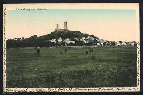 AK Merenberg, Ortsansicht von Südwesten aus gesehen