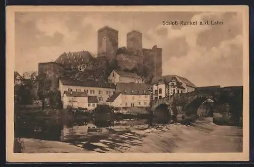 AK Runkel, Schloss Runkel und Lahnbrücke